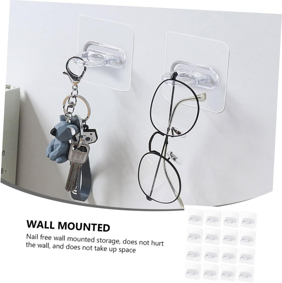 Hang: Self-Adhesive Wall Hooks (Pack of 10)