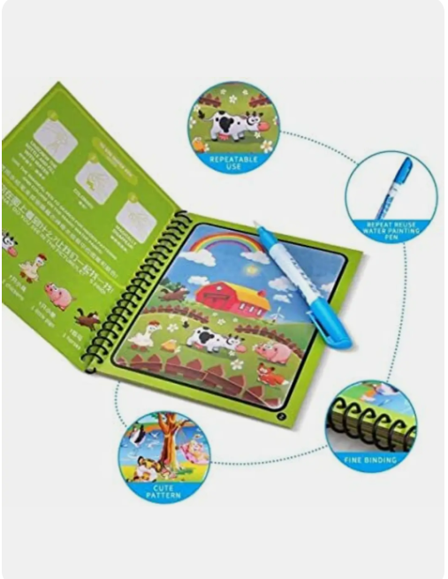 Fill: Reusable Water Drawing Book