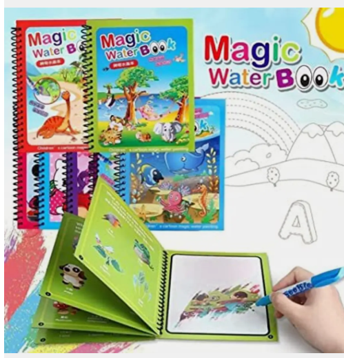 Paint: Reusable Water Drawing Book