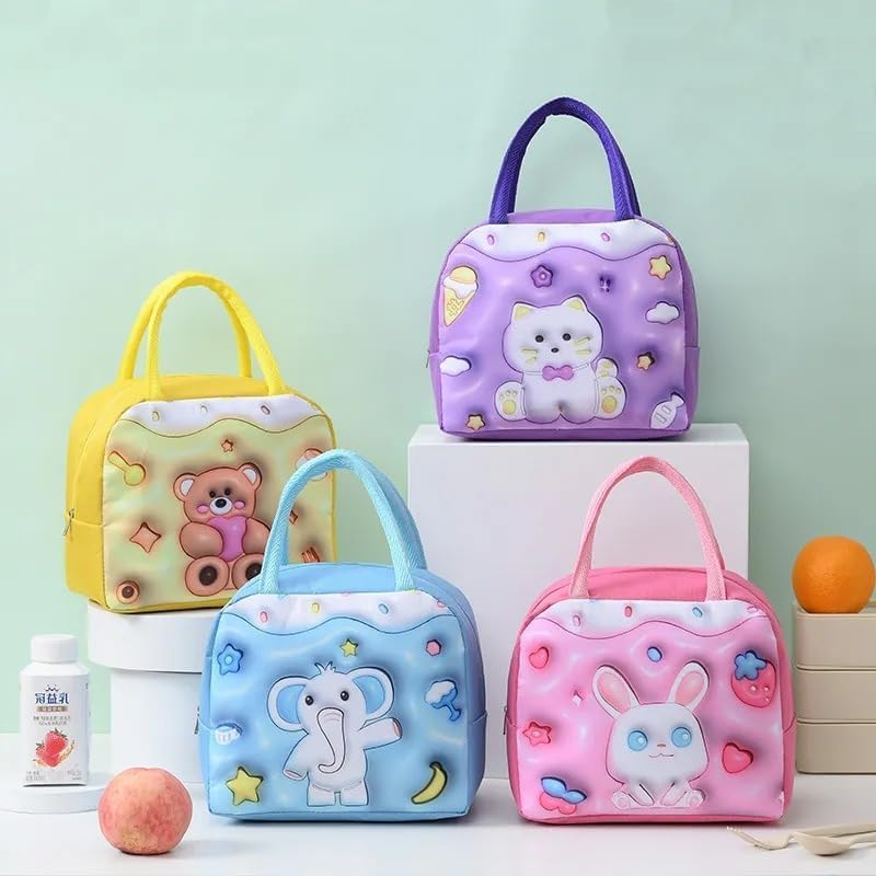 3D Cartoon Lunch Bag for Kids