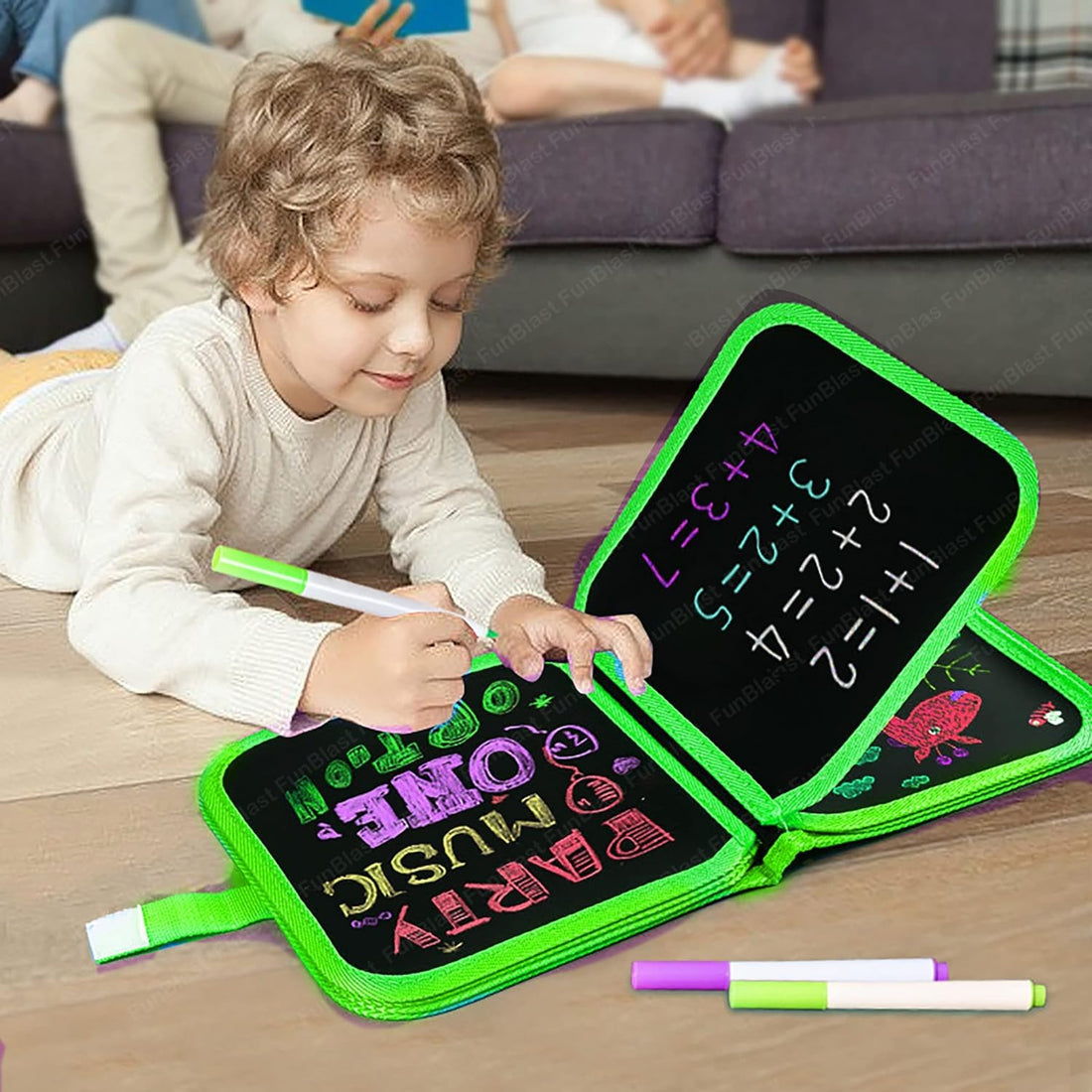 Reusable Doodle Book with Chalk Markers