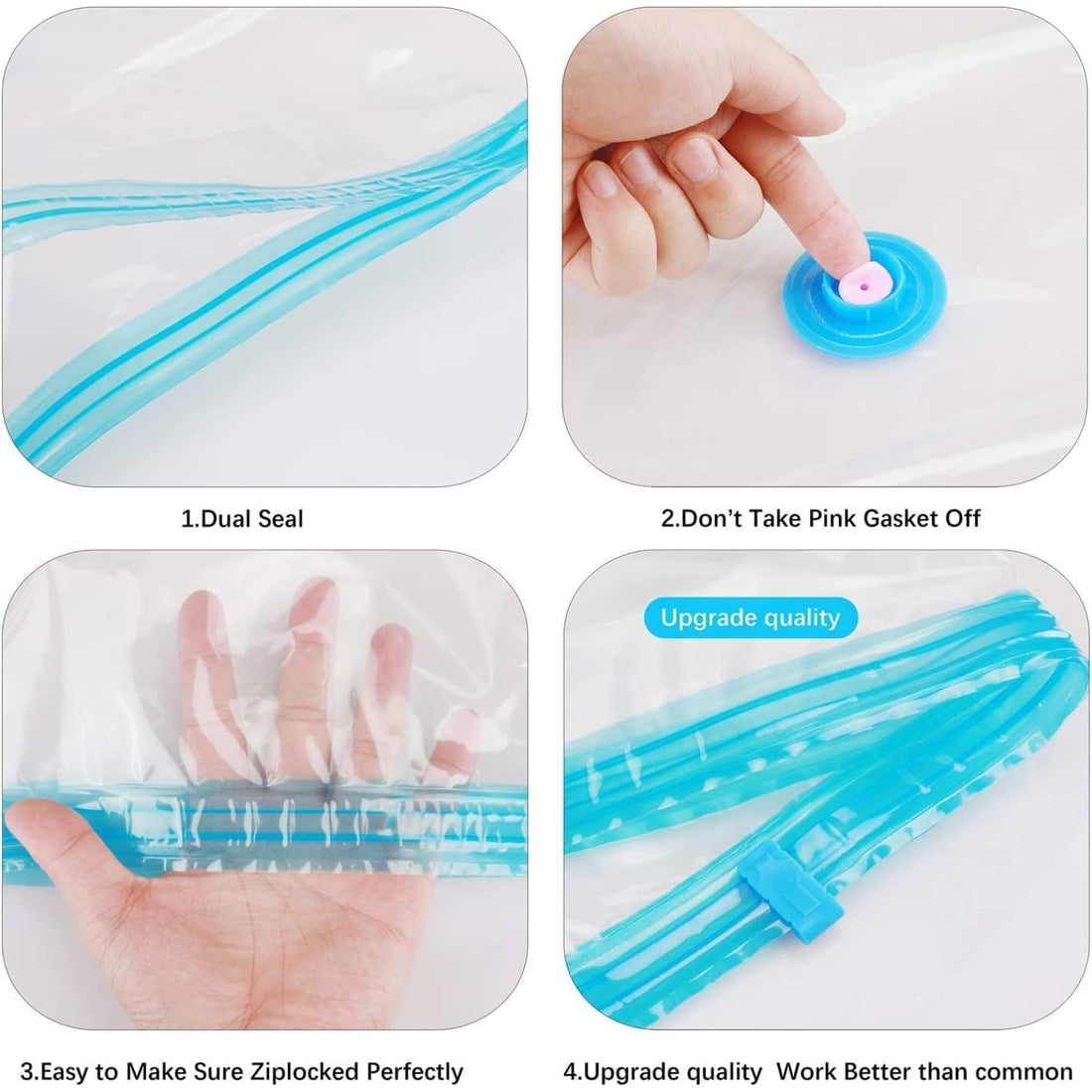 Seal: Vacuum Storage Bags for Clothes, with Hand Pump