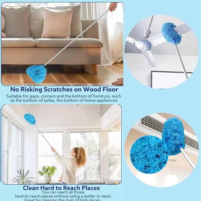 Bend: Fan Cleaning Duster with Extendable Rod