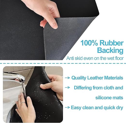 Rinse: Dish Drying Mat for the Kitchen Counter (Pack of 2)
