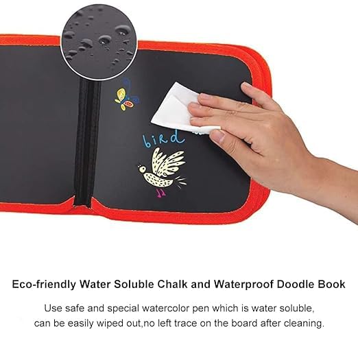 Wipe: Reusable Doodle Book with Chalk Markers