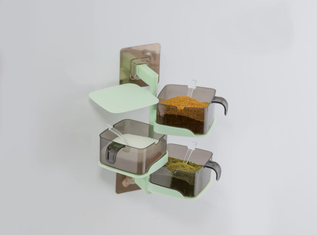 Fill: Wall-Mounted Rotating Spice Box