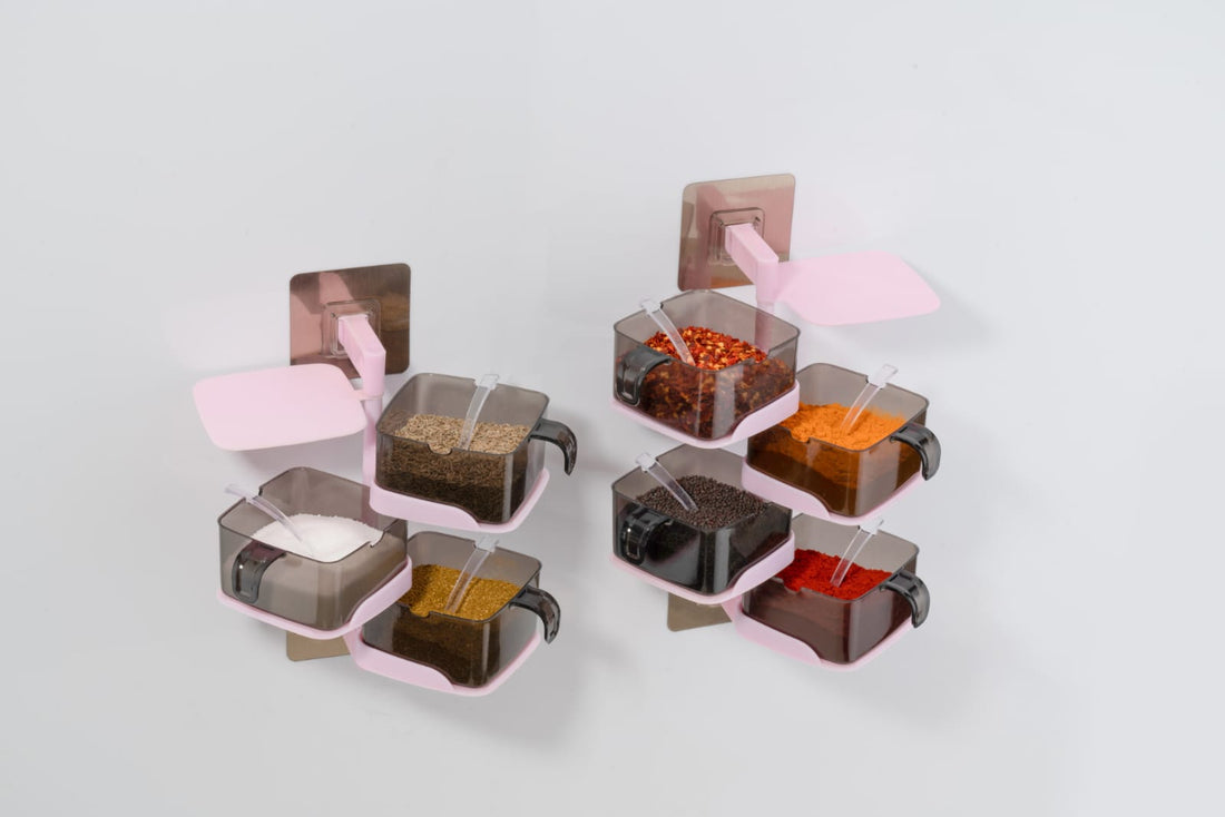 Use: Wall-Mounted Rotating Spice Box