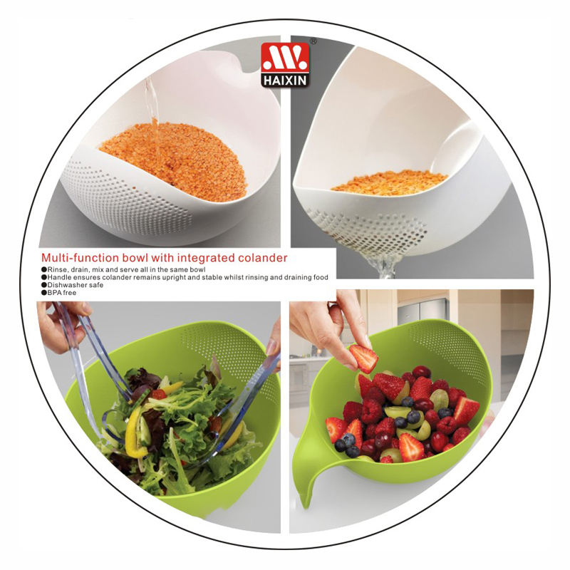 Use: Rice Washing Bowl with Strainer