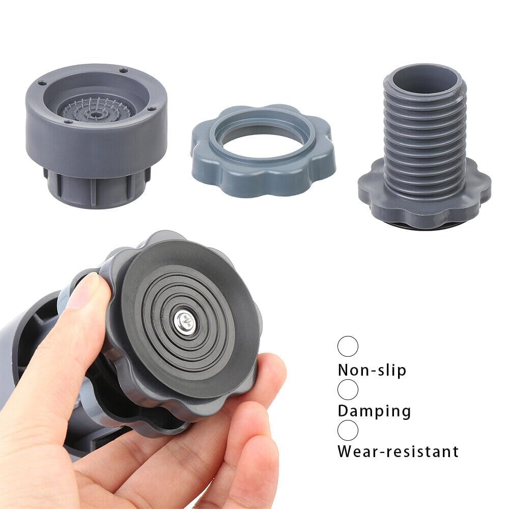 Assemble: Anti-Vibration Feet for Washing Machine & Fridge (Set of 4)