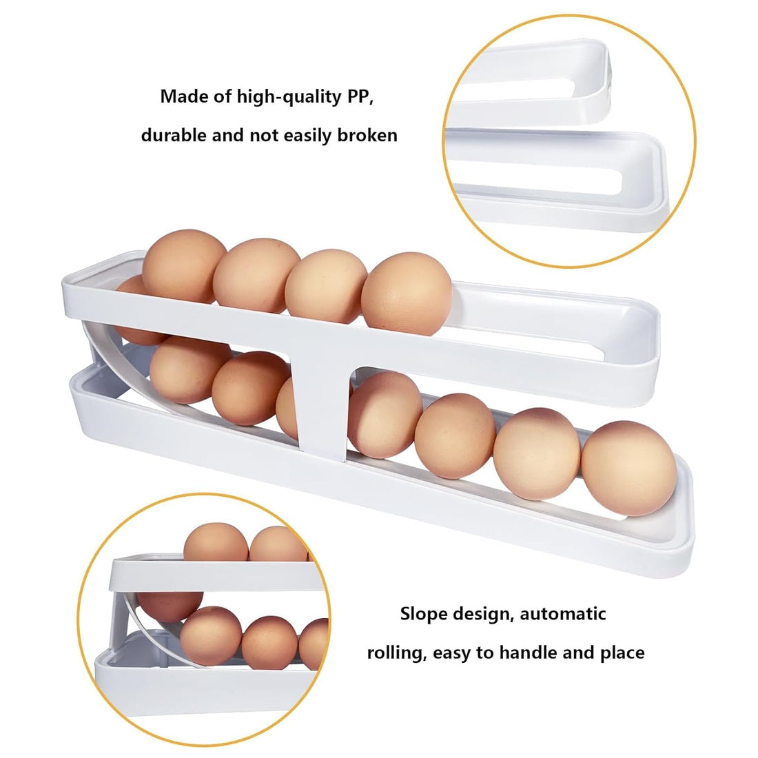 Take: 2-Tier Rolling Egg Holder for the Fridge