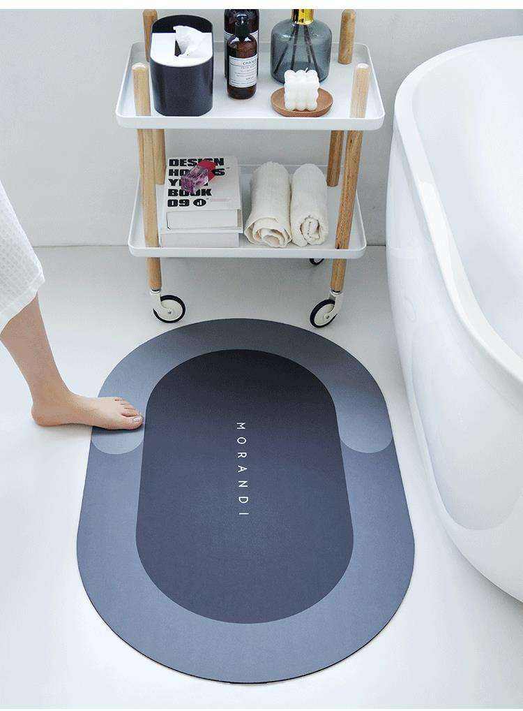 Place: Quick-Dry Bath Mat, Oval