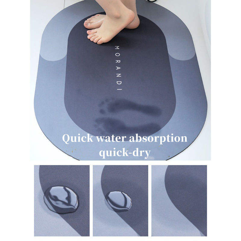 Step: Quick-Dry Bath Mat, Oval
