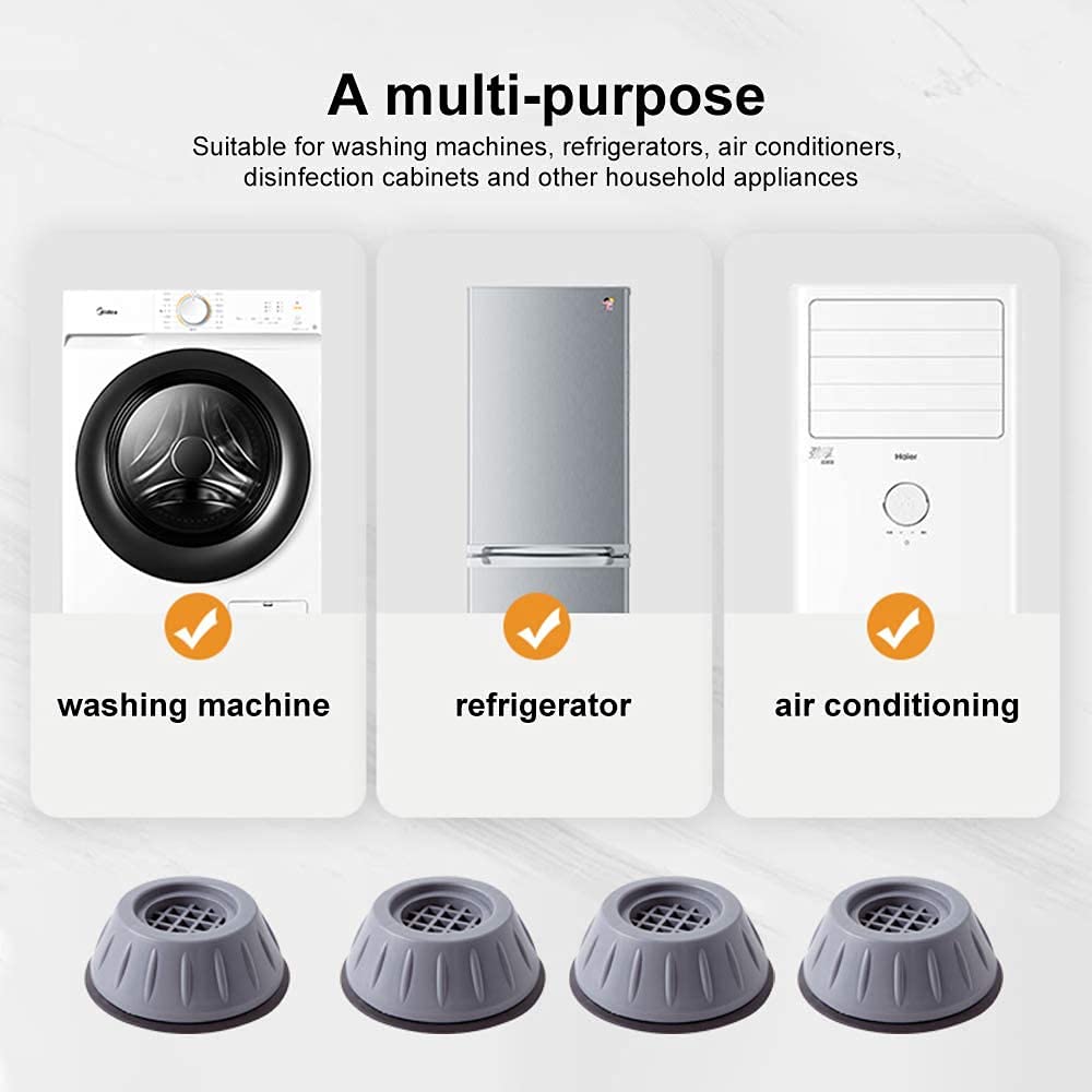 Set down: Anti-Vibration Pads for Washing Machine (Set of 4)